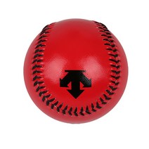 데상트 스냅볼 7124-01 적색 손목강화 투구연습 야구공, 단품