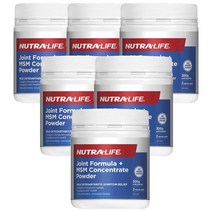Nutra Life 뉴트라라이프 글루코사민 콘드로이친 콘드로이틴 Msm Joint Food 파우더 Glucosamine Chondroitin Msm Joint Food Powder, 6개