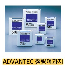 일본/ADVANTEC 정량여과지 No.5B/지름 185mm 1팩 100개입, 1개