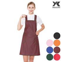 예경 바이어스 단면 방수 H형 앞치마 중, PO-1105/중/밤색, 1개