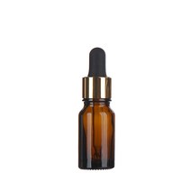 갈색병 골드스포이드 5ml 10ml 20ml 30ml 50ml 100ml 유리 오일 공병 화장품 용기, 10ml 갈색병 골드스포이드 검정고무, 1개