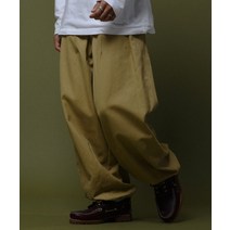 TRAVEL 밀 트윌 벌룬 팬츠 베이지 MILL TWILL BALLOON PANTS BEIGE