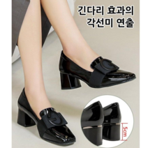 여성가을구두 미들힐펌프스 정장구두