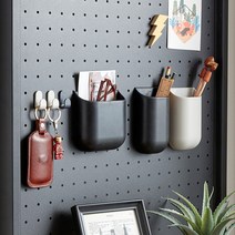 틴우드 타공판 포켓 세트, 그레이