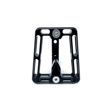 스포츠 Litepro-Brompton 전면 캐리어 블록 CNC 알루미늄 합금 가방 및 패니어 마운트 어댑터 베이스 브롬튼, [04] Black