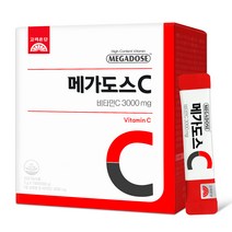 고려은단 메가도스C 3000 고함량 비타민C 100포 X 2개, 메가도스C 3000 100포 x 2개, 쇼핑백 X