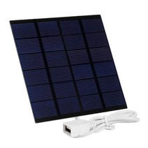 접이식 태양 전지 패널 5W 6V 방수 휴 야외 충전 플레이트 전화 보조베터리 하이킹 캠프 배터리, 06 1.5W 6V