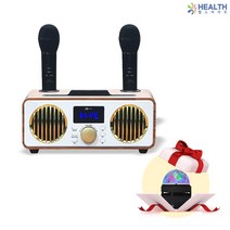 헬스라이프 네베프 블루투스 스피커 듀엣 마이크 SW-NBF9000 미러볼증정 / 무선 노래방 H