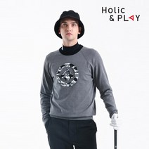 홀릭앤플레이 남성 카모플라쥬 스웨터 HB3MSW001MG