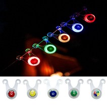 LED 스트링가드 캠핑줄조명 자전거후미등 안전가드, 그린