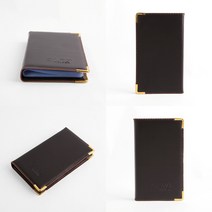 마트498 카드 명함집 (240장) 12X19.5CM 오피스용품 명함책 명함수첩 카드명함 남자명함지갑 명함바인더 명암집 명함첩