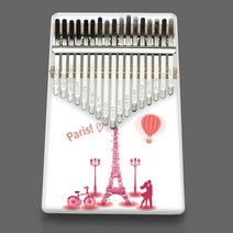 Kalimba 17 Keys 엄지 손가락 피아노 아크릴 Mbira 몸 악기 나무 스마스 창조적 인 음악 상자, 09 I