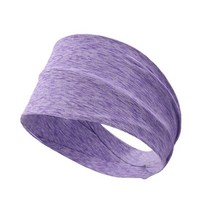 격투헤드기어 탄성 여성 요가 머리띠 단색 헤드 피스, 04 purple