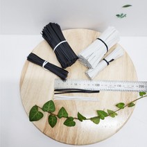 PVC 칼라타이 전선끈 0.45날개형 10cm 500ea, 흰색