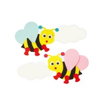 청양토이 공간꾸미기 펠트소품 벌 환경판소품, 단품