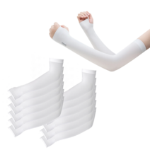 보보니 심리스 자외선 차단 쿨토시 손등형 2p x 6세트, 화이트