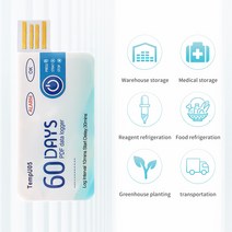 데이터 로거 tempu05 온도 60일 pdf 보고서 일회용 일회용 usb 온도 레코더 온도 기록 기기, 협력사