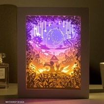 코스트굿즈 페이퍼커팅 무드등, 16.어린왕자(DIY)