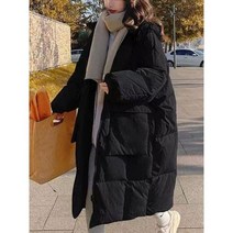 캐주얼 롱 울트라 라이트 슬림 후드 파카 다운 자켓 여성용 느슨한 따뜻한 얇은 지퍼 코트 겨울