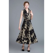 여성 드레스 플로랄 프린트 v넥 민소매 랩 맞추기 플레어 Sundress 롱 비치 스타일 Vestidos Dresses