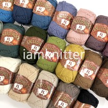 엑시드 울 FL 40g 38color / 뜨개실 yarn 하마나카 겨울 목도리 수입, 245 인디 블루