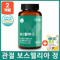 너랑비타민 2세대 보스웰리아 정 인도산 보스웰릭산 1000mg, 01. 보스웰리아정 60정 2개월