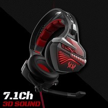 PC 게임 고성능 마이크 게이밍 헤드셋 RPG 뮤직 게임방 개인전 팀플레이 음악감삼 FPS, 레전드레드