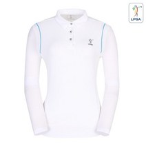LPGA골프웨어 여성 냉감 소매 티핑포인트 티셔츠L202TL514P 785680