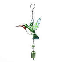 홈 아트 스테인드 글라스 창 장식 패널 펜던트 Cthulhu Suncatcher 버드 와이어 축제 파티 선물 공예품, [01] Hummingbird