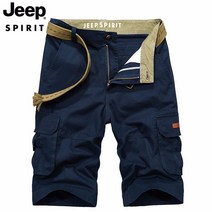 JEEP SPIRIT 지프 남성용 캐주얼 포켓 카코 반바지 SP0222