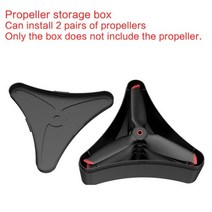 4 피스 FPV 콤보 드론 삼엽 프로펠러 DJI 퀵 릴리스 블레이드 소품 소음 감소 액세서리 390760, Paddle storage box