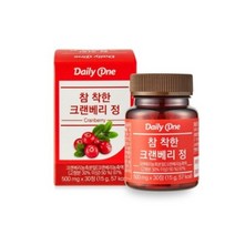 데일리원 참 착한 크랜베리 정 30정, 3개