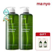 마녀공장 [마녀공장] 허브그린 샴푸 1000mlx2개 [+샴푸8mlx2개 증정], 단품없음