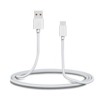 에이링크 파워 C타입 휴대폰케이블 1m 두껍고 튼튼한 케이블, 1개, 1m [화이트]