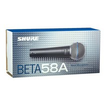 보컬 Beta 58A Supercardioid 다이나믹 슈어 Shure 마이크 US Free New