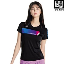 여성 스포츠 기능성 반팔 라운드 그래픽 티셔츠 운동복 상의 탁구 배드민턴 테니스 요가 필라테스 등산 캠핑 조깅 2017