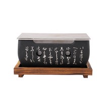 일루오슈 일본식 미니 화로 고체연료, 대형(13 x 24 x 14cm), 1개