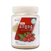 칠레산 로즈힙 추출 분말 식약처 HACCP 인증 장미 열매 오일 티 차 가루 200g, 1개