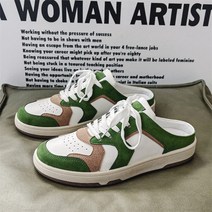 남성 패션 캐주얼 뮬 운동화 뮬 스니커즈 남성 아웃도어 운동화 슬리퍼 뮬