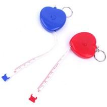 원터치 피팅 줄자 수선 둘레 몸 다이어트 비만 신체 측정 허리 미니 1.5m A X10