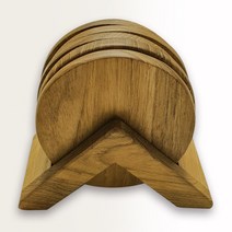 우드코스트 코코도도 프리미엄 나무 받침대 냄비 티크 원목 국 주방, 1개