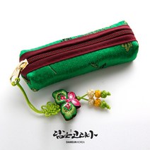 담은코리아 도장집 인감도장집 도장케이스 통장지갑 홍보판촉물, 누비도장집-초록색