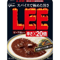 에자키 글리코 쇠고기 카레 lee 매운맛×20배 180g×10개