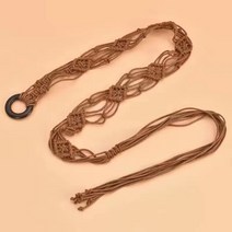 Mayfox 여성 에스닉 우븐 벨트 장식 매듭 롱스커트 허리찌 nnx-7530