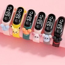 25종 캐릭터 LED 터치스크린 어린이 전자시계 생활방수 아동용 스마트워치