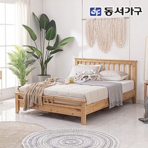 동서가구 네오 킨더 소나무 원목 퀸 슈퍼싱글 침대 매트리스 택1, 1_슈퍼싱글 프레임, 네추럴