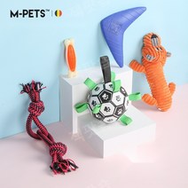 강아지 장난감 세트 물기 소리 장난감 축구 훈련 소형 중형 대형견, 축구매듭소리 장난감