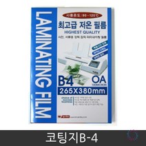 반디나라_ 코팅지B_4, 단일 종이/파일 사이즈