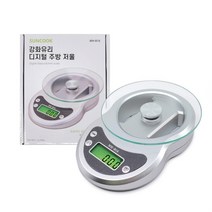 계량저울 타이머 제빵 디지털 강화유리 주방저울 전자저울, 『본품』
