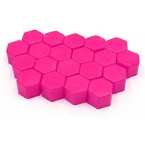 나사 볼트 도구20 pcs 자동차 너트 15mm 17mm 19mm 21mm 실리카 젤, 분홍